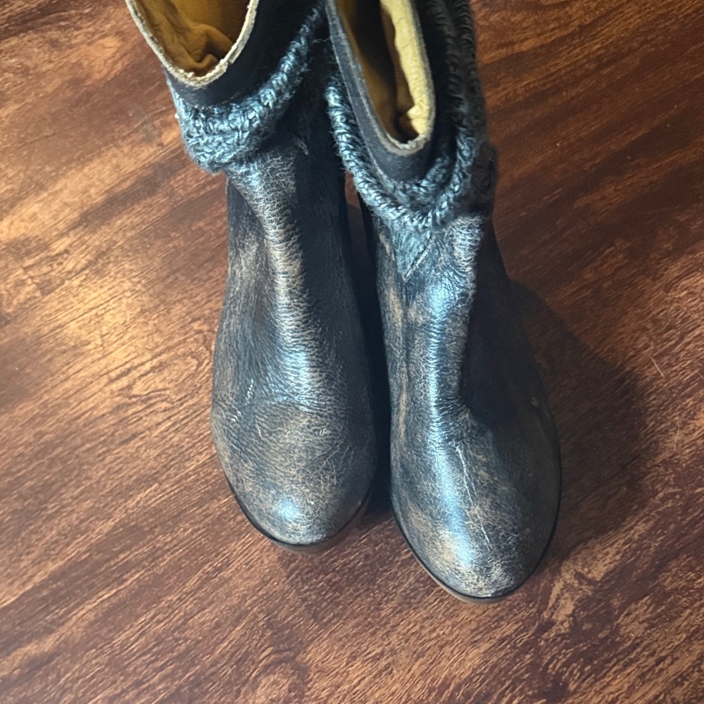 Bed Stu Wedge Boots - Picture 9 of 10